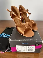 Brand New International Latin Dance Shoes Women UK Size 2.5, Heels 3”, XX Wide