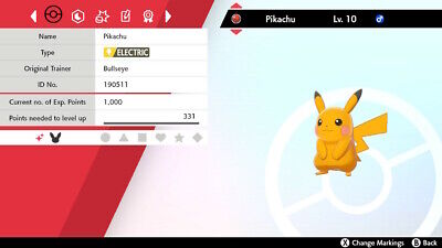 Pokémon Pass Shiny Pikachu • OT: Bullseye • ID No. 190511 • US