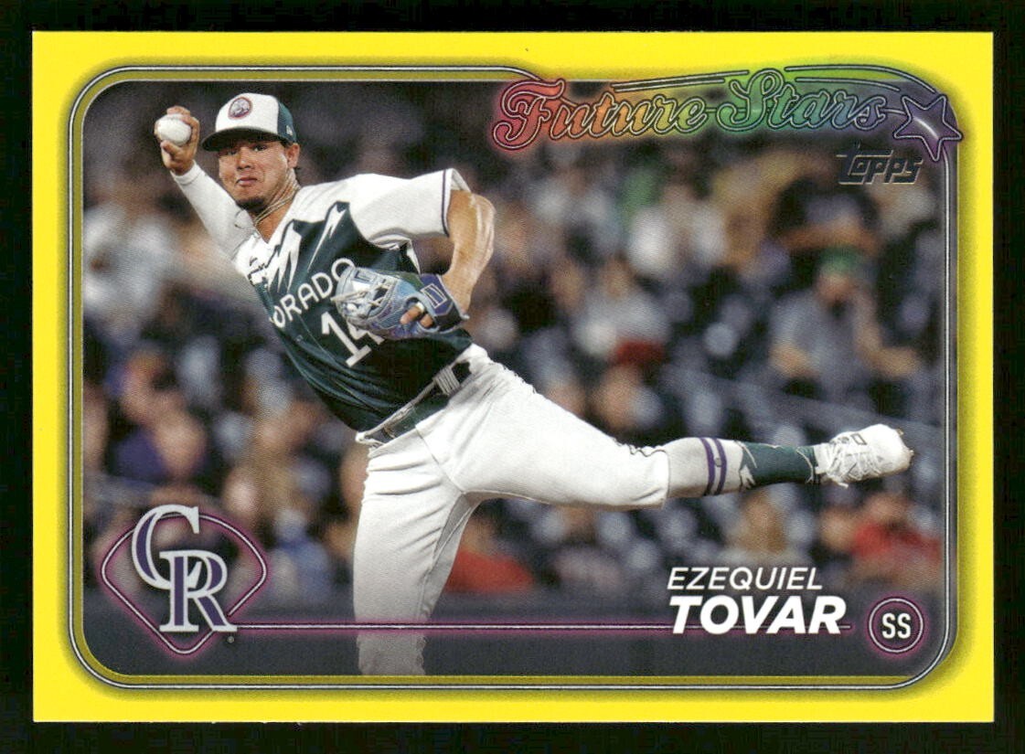 Ezequiel Tovar 2024 Topps Series 2 #565 Yellow Parallel Future 