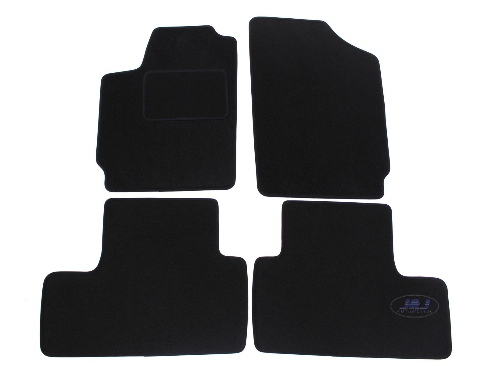 Tapis de sol velours sur mesure Citroen Berlingo 2003-2008 noir