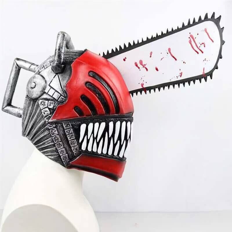 Chainsaw Man Cosplay Latex mask Headgear Rubber Denji Full head