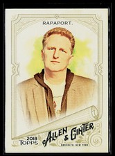 2018 Topps Allen & Ginter Set-Break #139 Michael Rapaport, Near Mint or Better