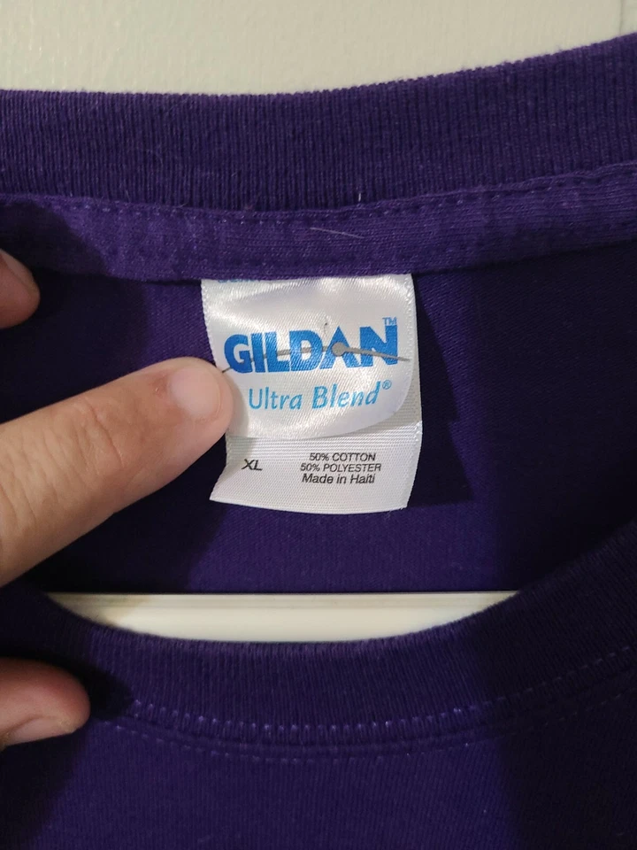 Camiseta Johnny Unitas Baltimore Ravens XL Extra Grande Para Hombre Púrpura Doble Cara  Foto 3 de 4