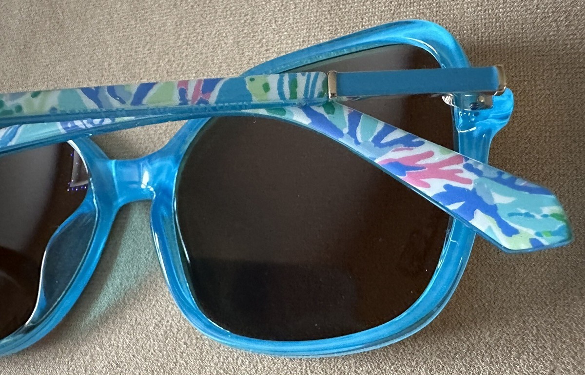 Lilly Pulitzer Norah Polarized Sunglasses 100% UV - Surf Blue Soleil It On Me Lilly Pulitzer Norah Polarized Sunglasses 100% UV - Surf  main image 3