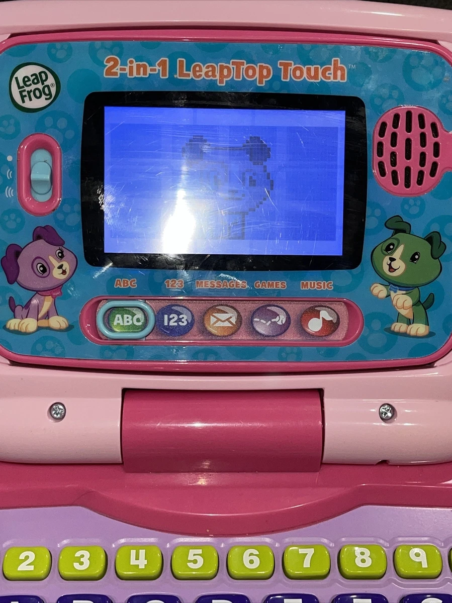 Leapfrog 2 in 1 hotsell leaptop touch laptop pink