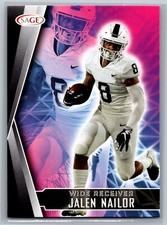 2022 SAGE HIT  Football #146 Jalen Nailor RC Michigan State Spartans