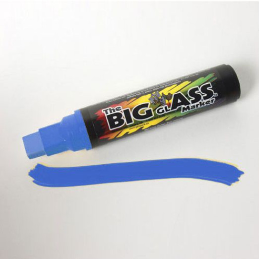 The Big Glass Marker Washable Blue Writer - Automotive Car P