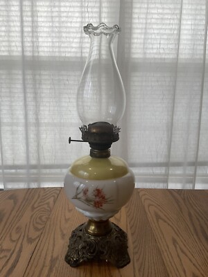 すぐ使えます antique milk glass lamp アンティーク ANTIQUE 19th