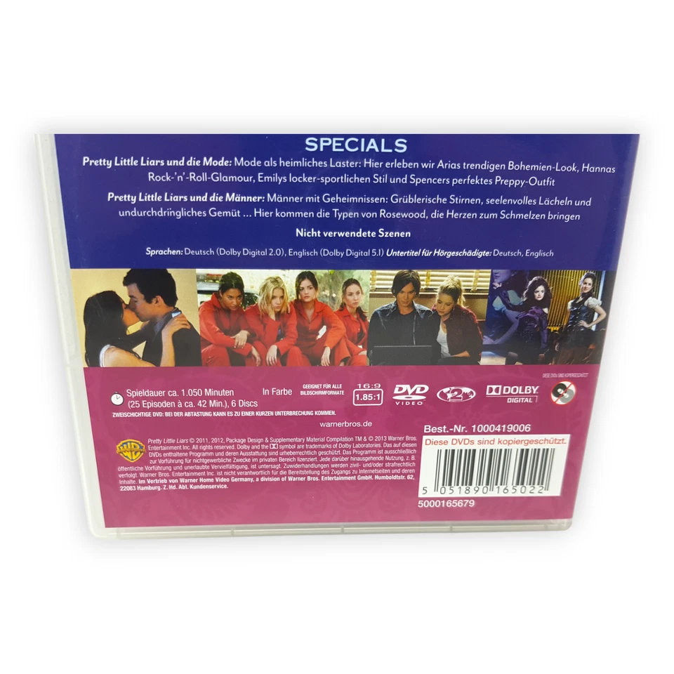 Pretty Little Liars Komplette zweite Staffel DVD Serie Mode Glamour Frauen Style - Bild 3 von 4