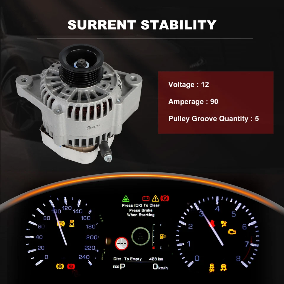 Alternador para Toyota Camry 1997-2001 Solara 1999-2001 2,2 L 13754 Foto 3 de 4