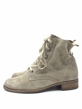 Paul Green Mujer Botines 9763, Señora Botines Ancho: Normal (WMS),Zapato De Invierno,Forrado,Botas,Bota,Beige-Braun (Black),39 EU / 6 UK