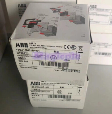 New 1pc ABB OT80FT3 80A isolation switch 1SCA105431R1001