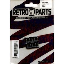 RETRO PARTS 20 PACK OF BLACK PICKGUARD SCREWS - NEW