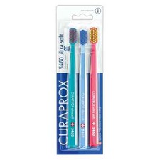 Curaprox CS 5460 Ultra Soft Toothbrush 3-Pack  Swiss-Made Gentle Oral Care