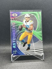 2020 Panini Illusions Justin Herbert Astounding Green Rookie RC Chargers #A3