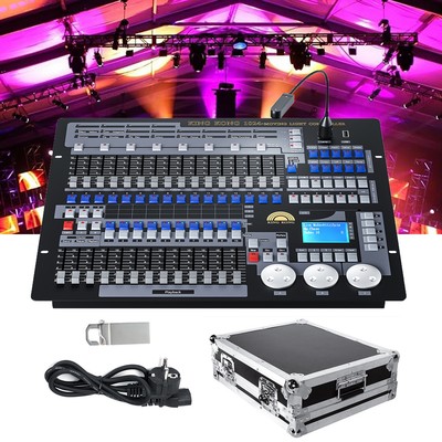 Lighting Controller DMX 1024 Channels Equipment With Flightcase Stage DJ Console