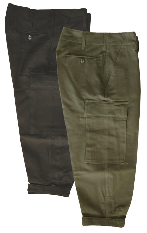 Original Bundeswehr Kniebundhose 3/4 Hose Feldhose Moleskin Leo Köhler oliv Schw - Bild 3 von 4