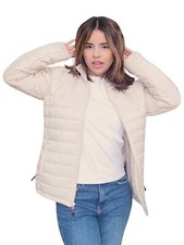 CLEARANCE ~ Puffer Jacket Alternative Down Quilted Lightweight with Stand Collar