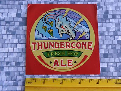 Bier Aufkleber ~^~ Thundercone Frisch Hop Ale Ipa Von Mcmenamins Kneipen ~