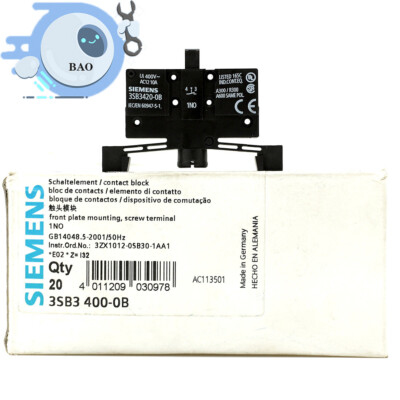 10PCS New Siemens pushbutton contact block 3SB3400-0B 3SB3400 0B