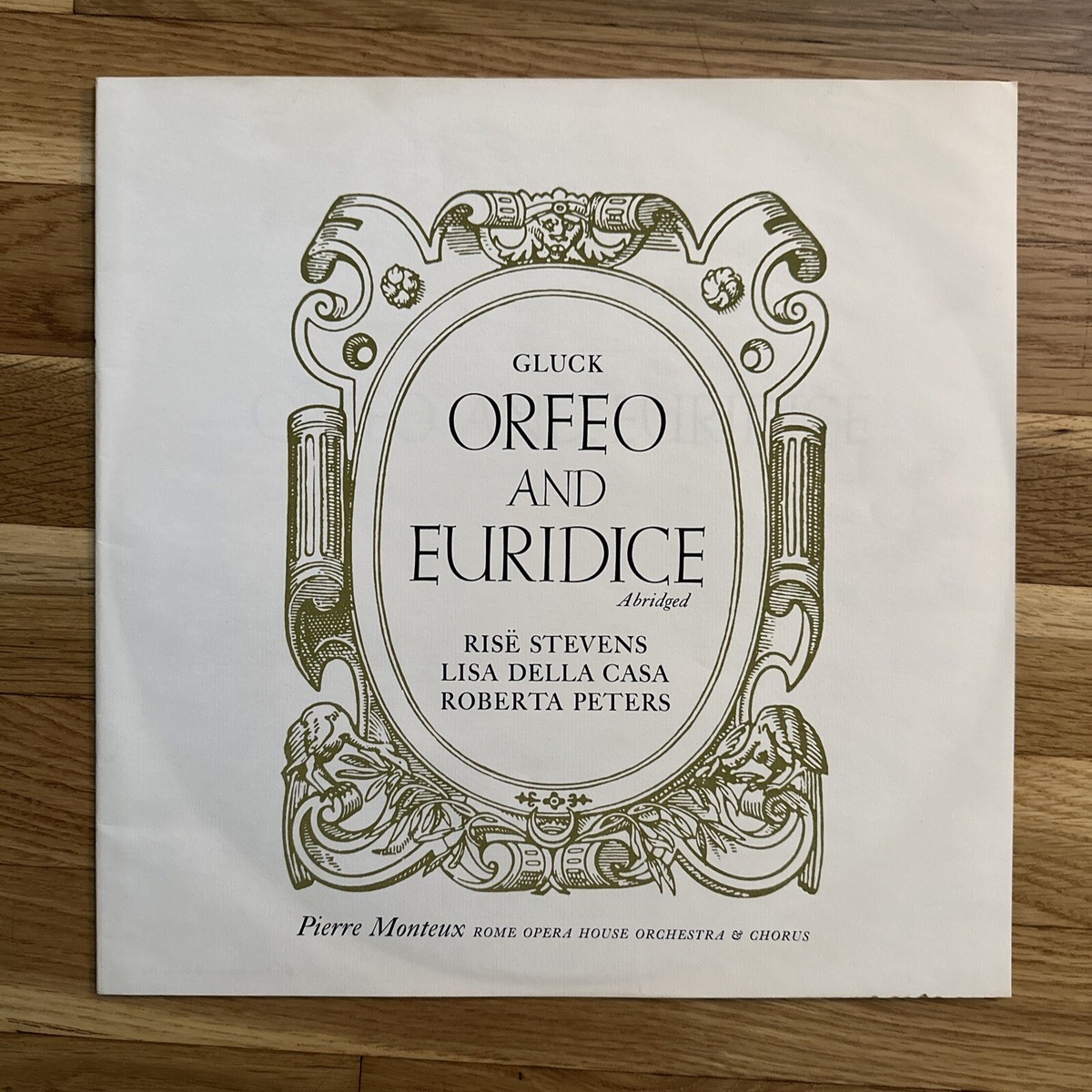 PIERRE MONTEUX ~ Gluck Orfeo and Euridice (Abridged) LSC-2253 1958