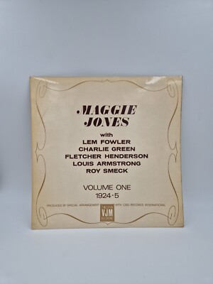LP MUSICA JAZZ Maggie Jones Volume One 1924-1925 Timespan VJM VLP 23