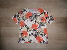 MODELE DEPOSE T-Shirt Kurzarm Baumwolle + Modal Geblümt Gr.46 /L **NEU** INS
