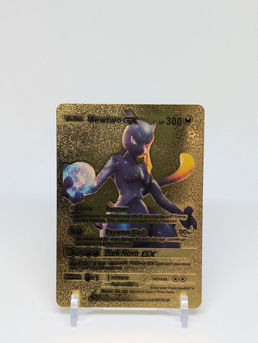 Pokemon🔥MEWTWO GX SV59/SV94🔥GOLD FOIL🔥Gift/Collectible🔥Dark