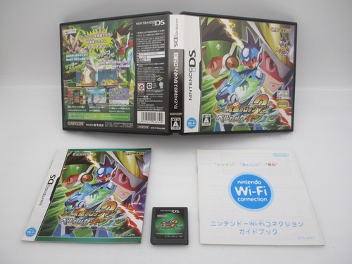 Nintendo DS Ryusei no Rockman 2 Berserk x Shinobi & Dinosaur w/2Cards Japan NDS - Picture 7 of 10