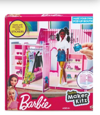 BARBIE CREATIVE MAKER KITZ POP-UP BOUTIQUE SELBER MACHEN 6 JAHRE