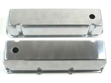 Ford 429-460 Aluminum Tall Baffled Valve Cover W Hardware Polished E41231p
