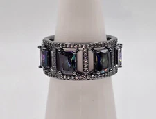 Bomb Party June Ring Size 9 RG18793 Say Its Fate - Hematite Plating
