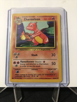 Pokemon Base Set Uncommon Charmeleon #24 [Shadowless]