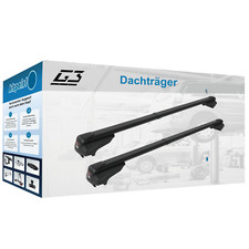 Für VW Polo Fliessheck 90- G3 Dachträger Clop infinity Alu/KS/Stahl schwarz NEU