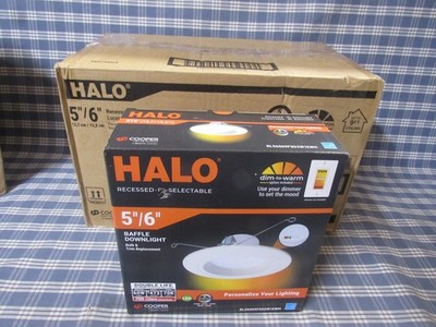 Halo Recessed RL Selectable 5''/6'' Light RL56069FSD2W1EWH (Lot of 4) FREE SHIPPIN