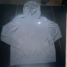 Nike Women's Funnel Neck Hoodie Gray Pullover Fleece BV4526-010 Size L