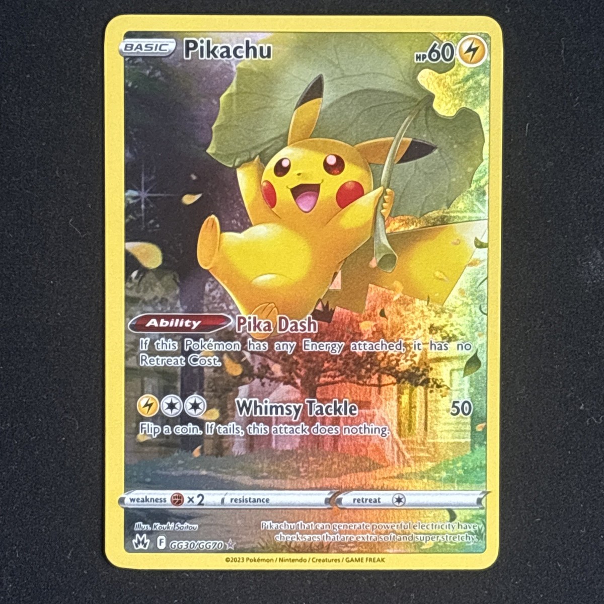 Pikachu GG30/GG70 Crown Zenith: Galarian Gallery Holo