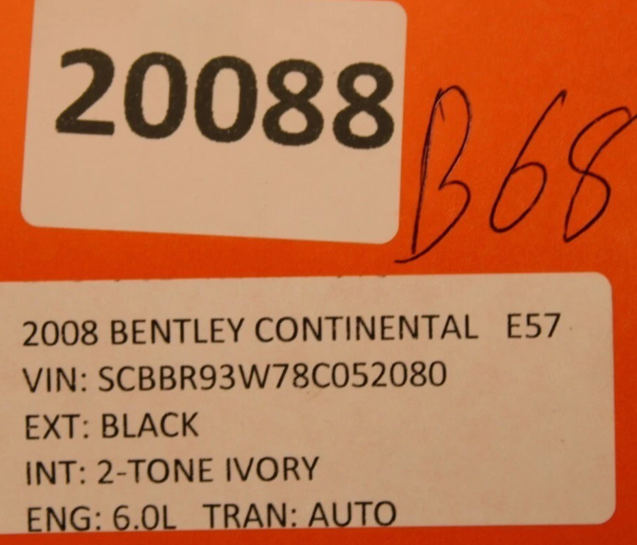 Bentley Continental 2006-2012 Front Right Door grille