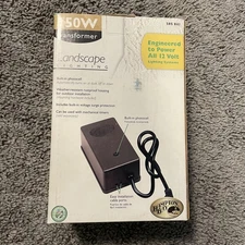 Hampton Bay 150W Landscape Lighting Transformer 12 Volt Photocell Low Voltage
