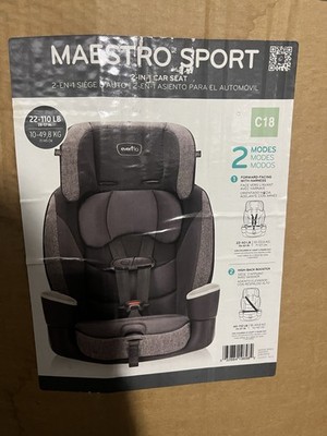 Evenflo Maestro Sport Harness Booster Car Seat - Aspen Skies Open Box | eBay