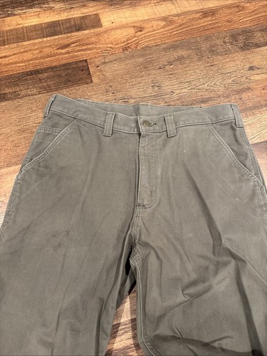 Carhartt Carpenter Work Pants Mens Size 36x34 B324 DFE Grey Utility - Picture 4 of 7