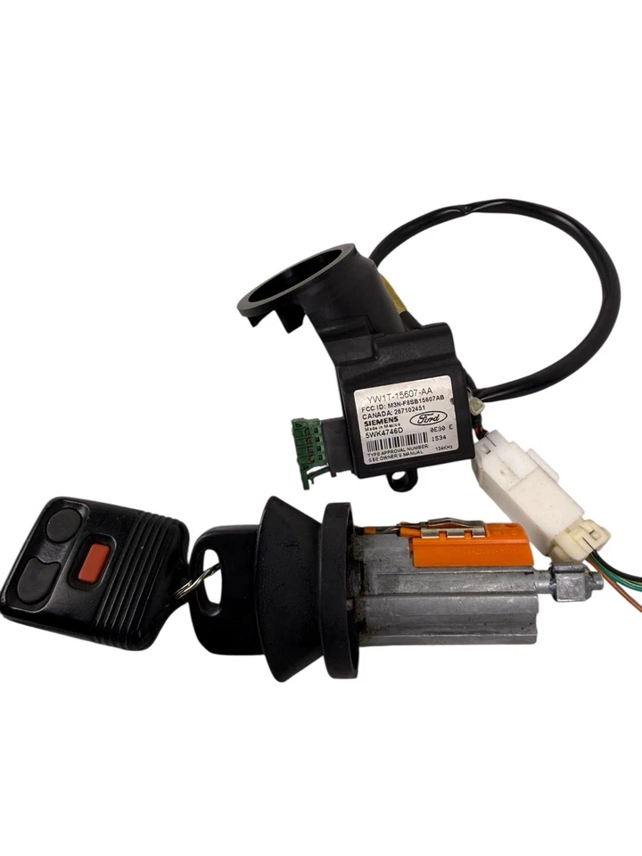 Kit transceptor PATS Explorer Mustang Expedition 98-04 OEM 98-04 con llave y cilindro Foto 4 de 4