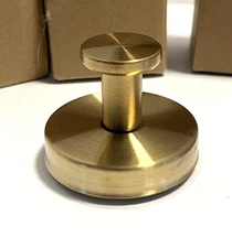 4 Suction Cup Gold Hooks for Shower No Drill Bathroom Wall Kitchen Glass Window