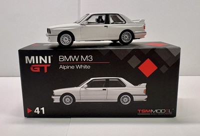 Mini Gt BMW E30 M3 Alpine White LHD LOOSE with box. #41