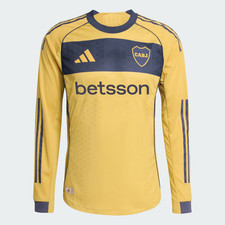 BOCA JUNIORS 25/26 LONG SLEEVE AWAY JERSEY AUTHENTIC - ADIDAS JN6458 - ASK SIZE