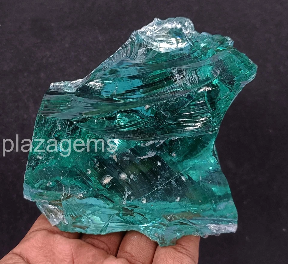 Gema áspera sin cortar azul aguamarina natural certificada de 7000 quilates pieza de coleccionista 5ARO Foto 2 de 4