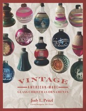 Vintage American-Made Glass Christmas Ornamen...