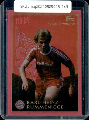 2024 Topps enum Karl-Heinz Rummenigge /150 FCBC-25