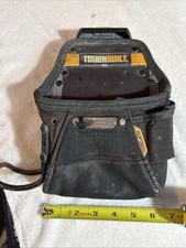 ToughBuilt Project Pouch with Pockets and Loops, Clip Tech & Belt clip, Used