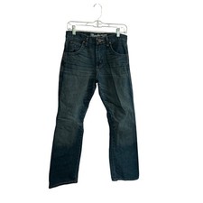 Wrangler Retro Boys Relaxed Bootcut Jeans Dark Wash Denim 10BRT20NS Size 16 Reg